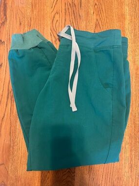 Figs Hunter Green Zamora jogger Scrub Pants
